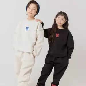 남아 여아 공용 맨투맨 조거팬츠 기모 상하복 아동 유아 주니어 성인 덩크 상하 세트