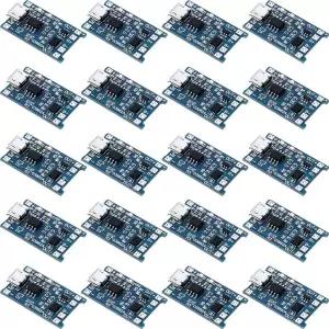 호환  10pcs 5V 1A 18650 리튬 배터리 충전 보드 TP4056 리튬 충전 마이크로 USB 모듈 보호 기능 포함