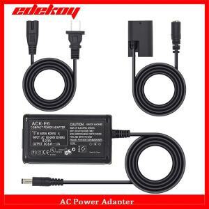 디코디드 ACK-E6 AC 전원 어댑터 캐논 EOS R R5 R6 6D 50DS 7D 90D 80D 카메라 DR-E6 LP-E6 DC 커플러용