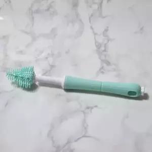 실리콘 젖병솔 DB-499 젖꼭지 솔 분리형 세척 브러쉬 일자 회전 세정