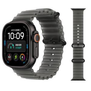 애플 워치 울트라 4, 3, 2용 오션 스트랩, 49mm, 실리콘 밴드, iWatch 시리즈 SE, 8, 9, 10, 11, 12.