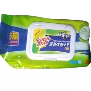 (올핀)3M스카치 대형 물걸레청소포 20매입 - 밀대걸레 호환 올터치 클립형