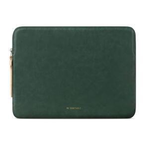 IPAD AIR 13인치 M4 2026 MAGIC KEYBOARD 및 PENCIL HOLDER가 포함된 PRO M5와 호환되는 편안한 태블릿 슬리브 - PU 가죽 슬림 보호 커버 케이스 미드나이트 그린