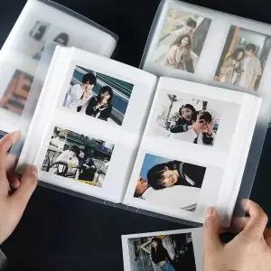 3인치 인스탁스 미니 포토카드 홀더 80포켓 투명 앨범 수납북