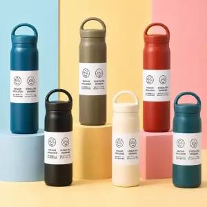 심플 베이직 350ml 500ml 스텐 304 진공 보냉보온 텀블러 미니 물병 답례품 판촉물 선물