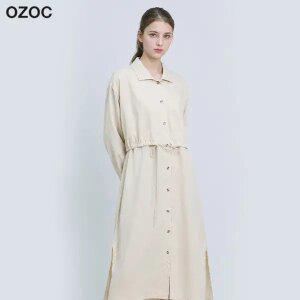 [오조크(OZOC)] 셔츠 원피스 (택가격 62000원)