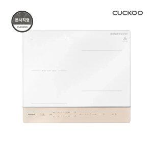 [카드+T멤 38만] 쿠쿠 3구 유광 인덕션 전기레인지 핑크 CIR-E349FGP