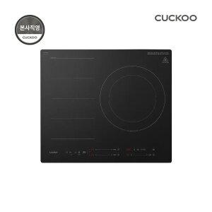 [카드+T멤 72만] 쿠쿠 프리존 3구 인덕션 무광 블랙 CIR-H302FB