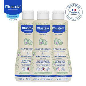 무스텔라 젠틀 샴푸 500ml 3개
