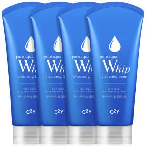 (500만 국민 클렌징폼)C2Y 아쿠아 휩 폼클렌징 120ml 4개
