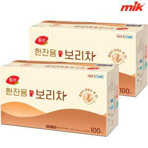 [15% 중복쿠 폰]동서 한잔용 보리차 100T x 2개 [둥굴레/옥수수/메밀차/보리차/우엉차