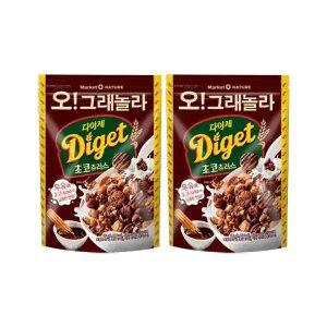 마켓오네이처 오!그래놀라 다이제 초코츄러스 300g, 2개