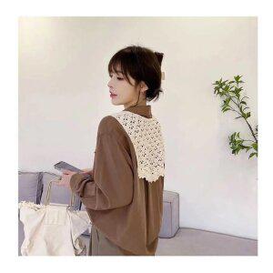J2K 레이어드 펀칭 니트 어깨숄 걸치는 케이프 쁘띠 스카프 데일리룩 휴가 바캉스룩