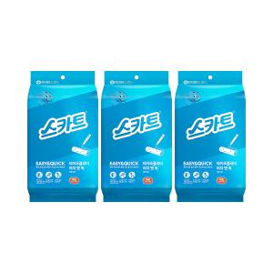 스카트 이지앤퀵 테이프클리너, 대형, 리필 3입, 3개