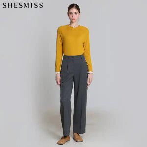 [쉬즈미스(SHESMISS)] 모던 스트레이트 팬츠 (택가격:178000원)