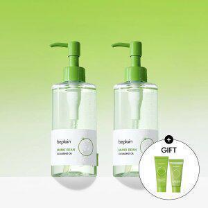 비플레인 녹두 클렌징 오일 200mlx2 (폼20ml+필링젤15ml)