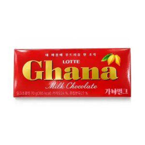 롯데 가나 밀크 초콜릿 70g 10개