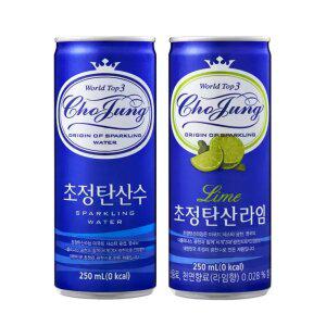 초정탄산수 플레인 / 라임 250ml x 60캔