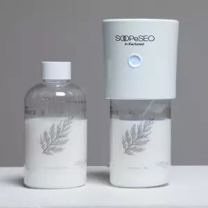 숲에서 편백 피톤치드 자동차 냄새제거 차량용 방향 S5000 산림욕기 1세트(기계+리필겔)+리필겔 1개