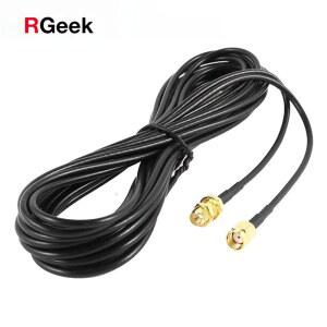 RP SMA 커넥터 구리 WIFI 연장 카드 안테나 여성 동축 피더 케이블 남성 네트워크 RG174 와이어 라우터