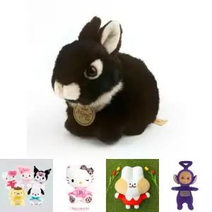 MIYONI 미요니 아기토끼 인형 블랙/키링/인형/산리오/헬로/키티/토끼/봉제/시나모롤/텔레/토비/드래곤/두부