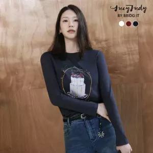 (런칭가 69,900원) [X쥬시쥬디] (26FW) 아트웍 티블라우스 3종