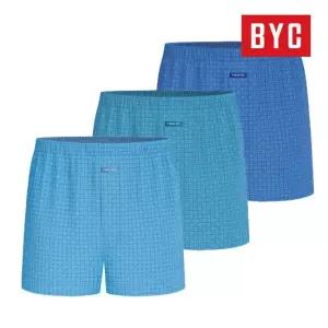 BYC 남성 순면 트렁크 팬티 40수 사각박서 3매입 MCG4053