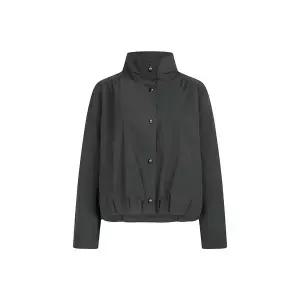 [더아이잗]볼륨 셔링 하이넥 크롭 점퍼052