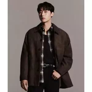 MUSINSA STANDARD [이도현 PICK]신세틱 스웨이드 카코트 [브라운]