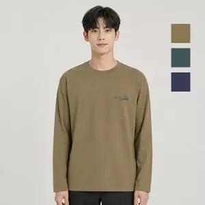 뱅뱅공용 얇은면소재 올웨이즈 레터링 긴팔티NTM702EIC