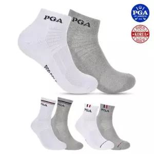 PGA 남성 국산 골프 스포츠양말 3켤레 세트