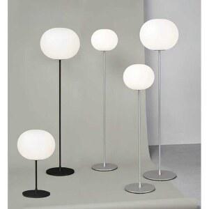 F3 글로볼 Lamp Silver Glo MATT Ball 테이블 LAMP 플로어