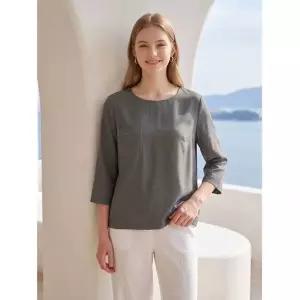 조이너스 루즈핏 크롭 블라우스-JU23RB22012768A 472161