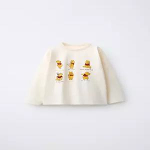 ZARA WINNIE THE POOH ⓒ DISNEY 프린트 티셔츠 - 크림 4805/524/712 536682