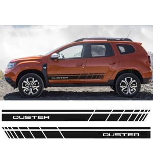Dacia Duster 2022 자동 튜닝 스포츠 레이싱용 스티커 2개
