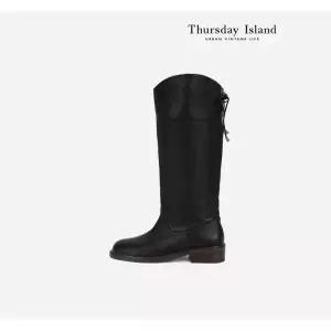 써스데이아일랜드Thursday Island 리본 포인트 롱부츠T238MSE233W2760038