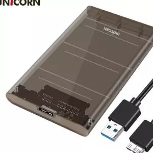 유니콘 HD-7000G 2.5인치 하드케이스 USB3.1 A타입 외장HDD 무전원하드 YTWCA05A0