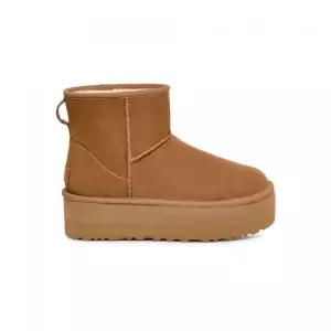 UGG WOMEN 클래식 미니 플랫폼 - 체스넛 / 1134991-CHE