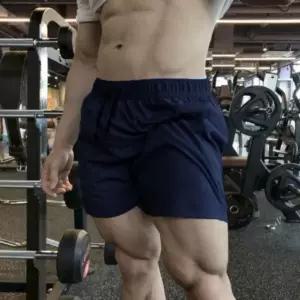 [다잇템]포인트 데일리 남자 여름 시원한 메쉬 밴딩 트레이닝 반바지 포인