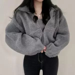 [라일리여성의류] Rly 양털 후리스집업 양털안감 여성 겨울 점퍼