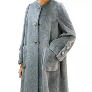 [롯데백화점]비꼴리끄 알파카 울 카라리스 하프코트 B244WH3030