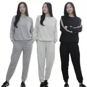 조거팬츠 여성 빅사이즈 운동복세트 투라인