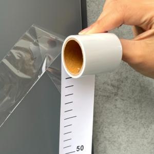 화이트 키측정 스티커 벽에 붙이는 신장계 눈금자 어린이 키재기 성장 측정자