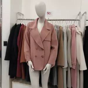 더블 모직 반코트 P224H002