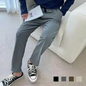 슬랙스 팬츠 바지 남성 세미 일자 밴딩 트레이닝 봄 가을