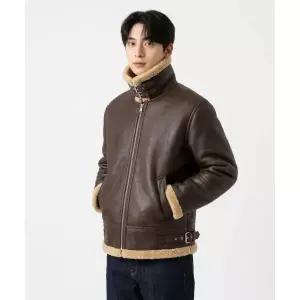 LEFTSEOUL 에비에이터 B-3 무스탕 자켓 [말보로]