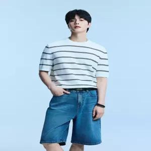 POLHAM 남성 쿨링 컴포트 데님 버뮤다 쇼츠_PHG2DH1052 624610