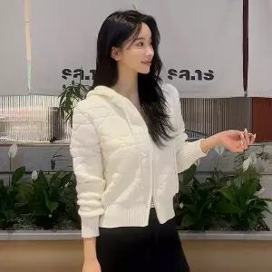 [미나그램] 헬즌 후드니트집업 가디건