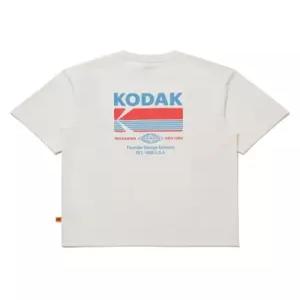 kodak 브리즈팝 에어로쿨 빅그래픽 반팔 티셔츠 IVORY