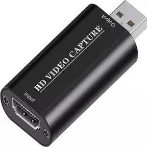 VIXLW 4K HDMI 비디오 캡처 카드 캠 링크 USB 2.0 게임 오디오 어댑터 스트리밍 교육 라이브 방송을 위한